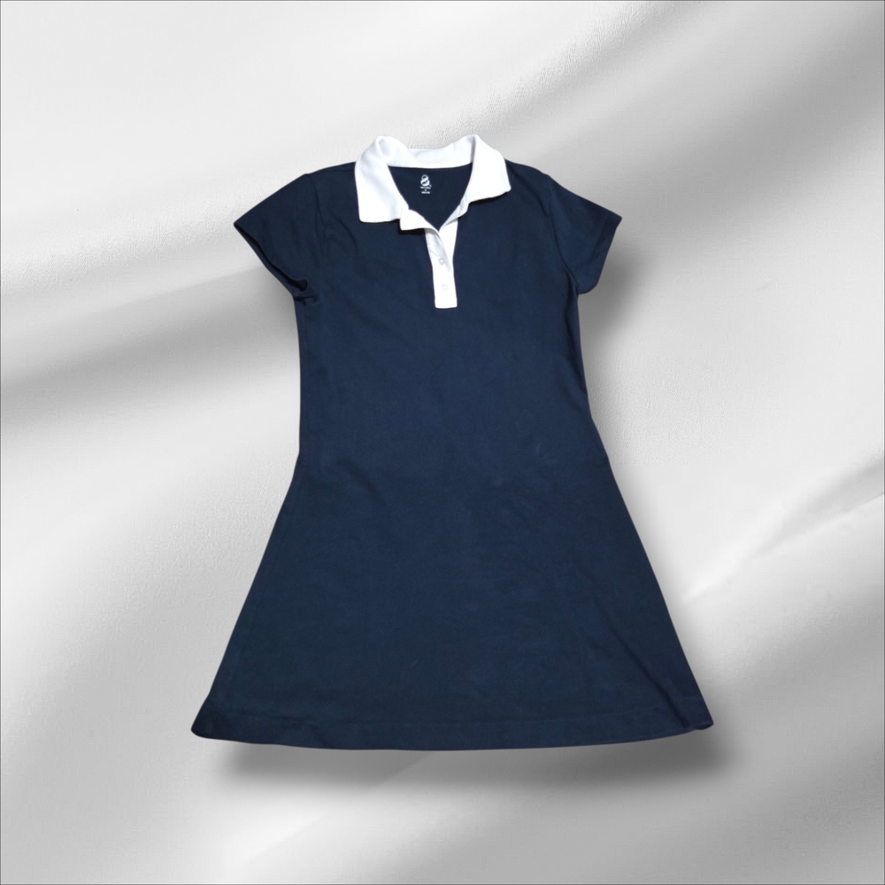 Lou & Grey Navy Blue Top with Cream Trim